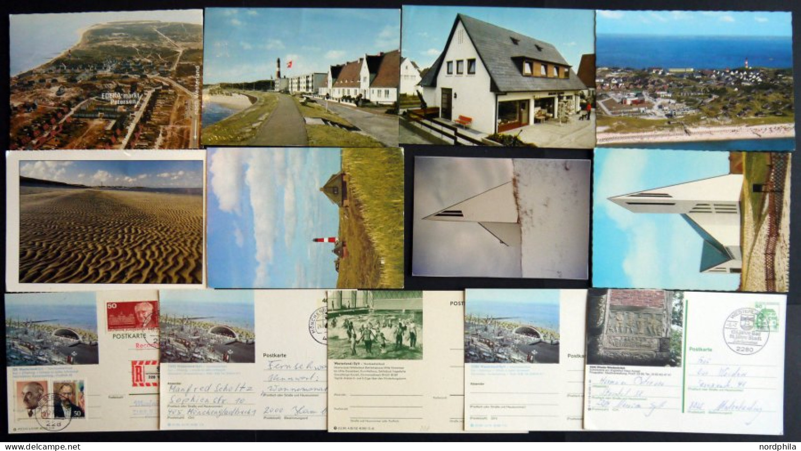 DEUTSCHLAND ETC. SYLT, Ca. 80 Verschiedene, Meist Farbige Ansichtskarten Von Ca. 1955-90 - Sylt