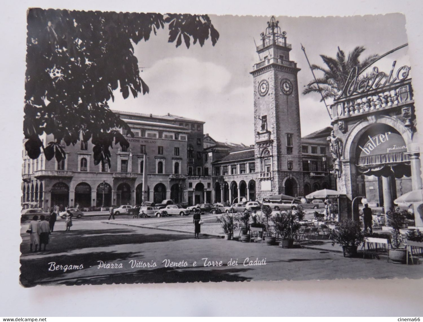 BERGAMO - Lot De 2 Cartes :Tower To The Dead For Their Contry - Bergamo