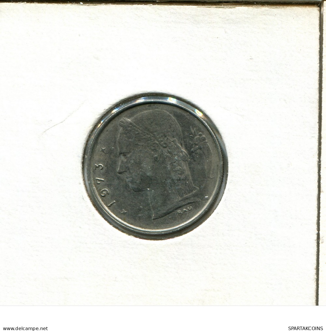 1 FRANC 1973 DUTCH Text BELGIUM Coin #AU012.U.A - 1 Franc