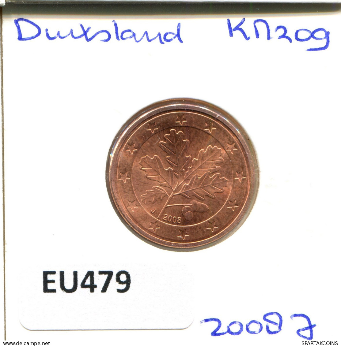 5 EURO CENTS 2008 GERMANY Coin #EU479.U.A - Germany