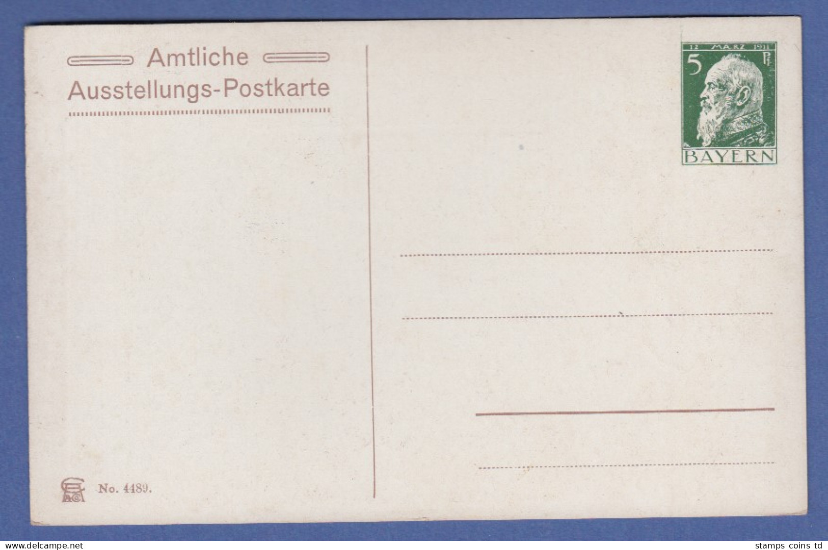 Bayern Privat-Ganzsache Ausstellung Büro Und Geschäftshaus 1913 , Top-Zustand - Otros & Sin Clasificación