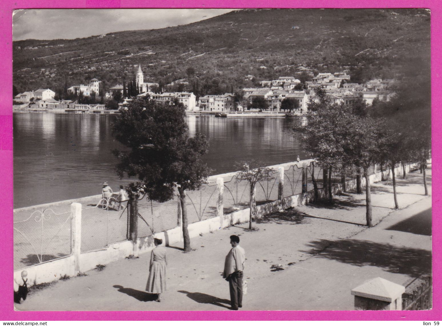 294834 / Yugoslavia - Village Selce (Croatia) PanoramaPC 1958 Selce USED 17Din National Economy Cattle Horse Sheep Woman - Lettres & Documents