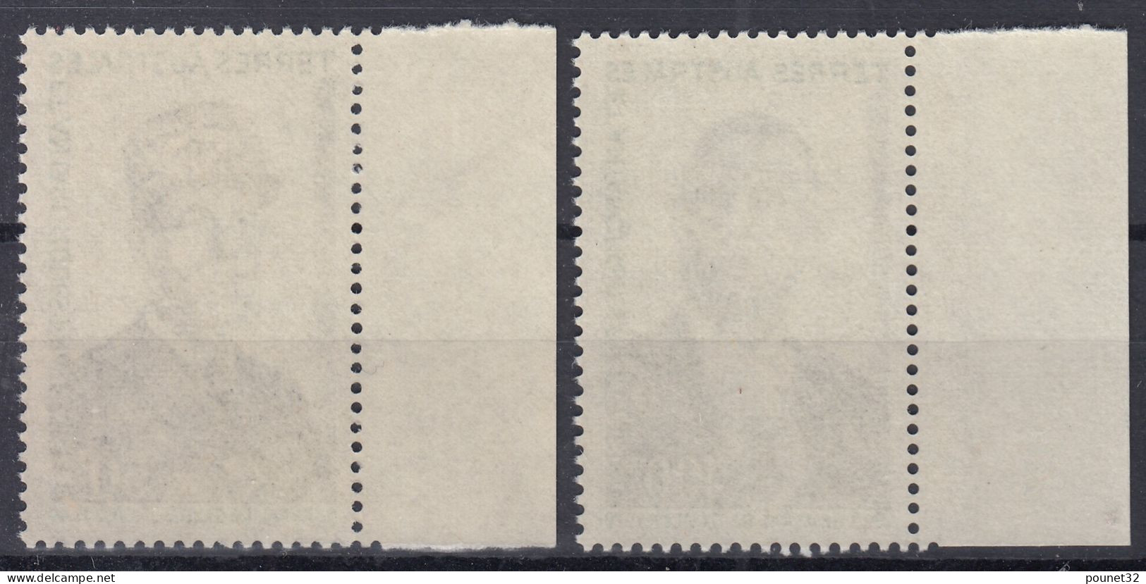 TIMBRE TAAF GENERAL DE GAULLE N° 46 & 47 NEUFS ** GOMME SANS CHARNIERE - Neufs