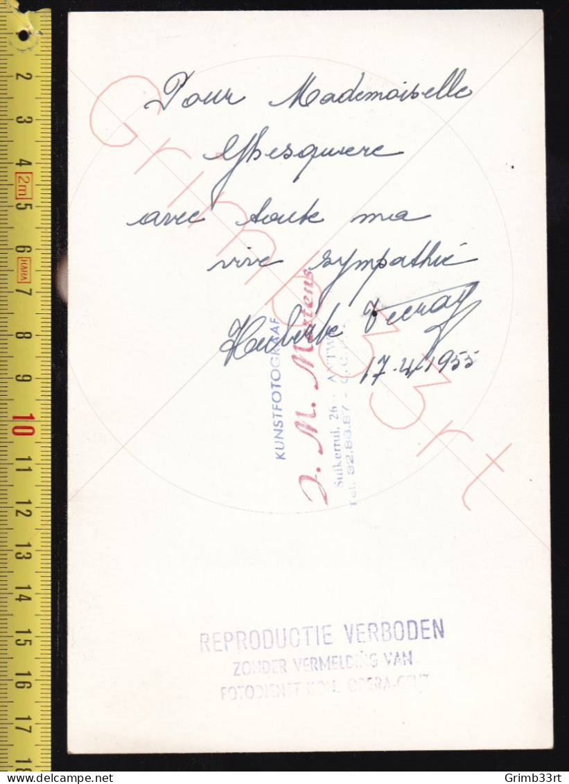 Huberte Vecray - Opera - GESIGNEERD / SIGNATURE - Foto - Sänger Und Musiker