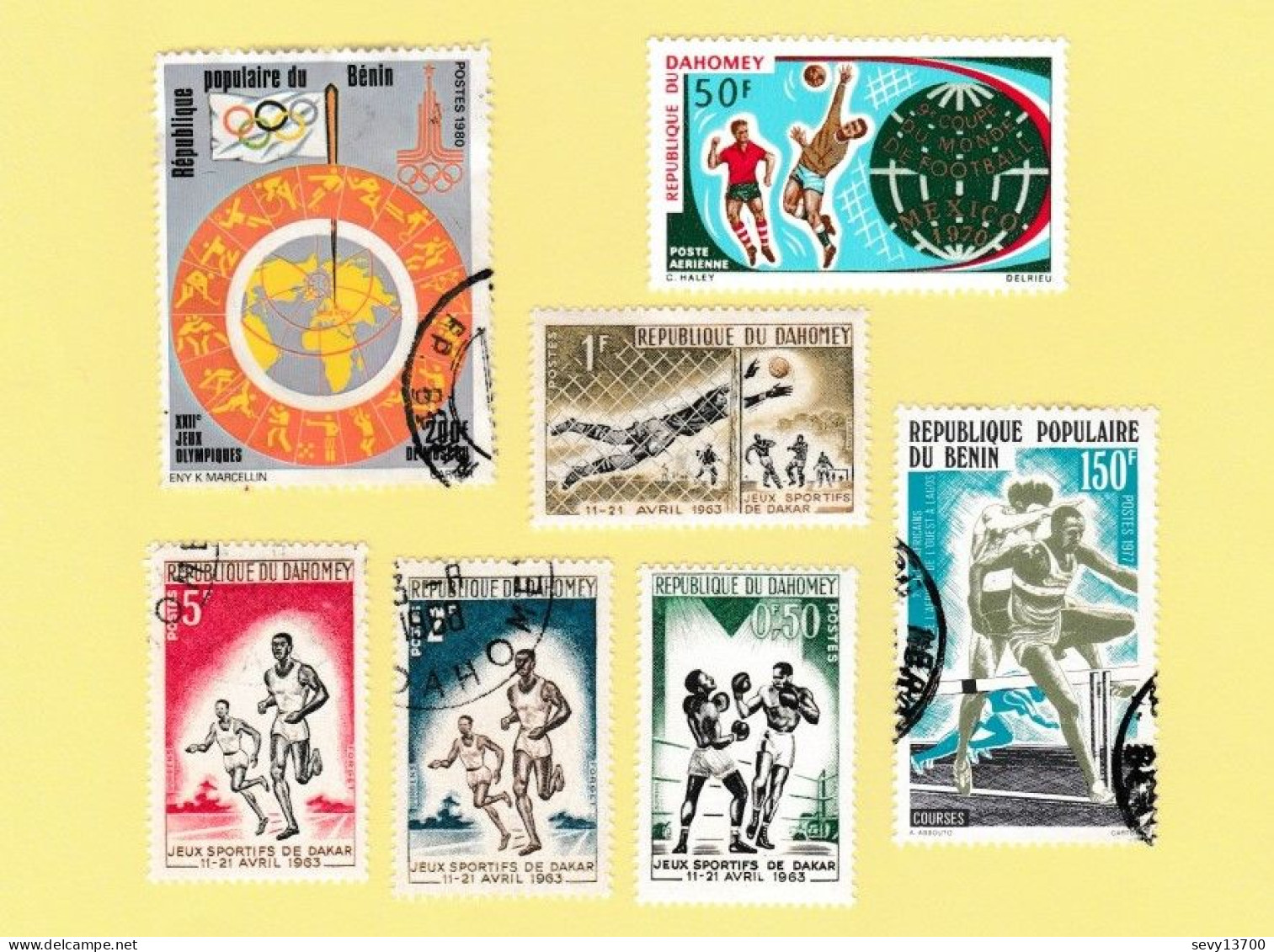 Dahomey Lot De 29 Timbres Dont 25 Neufs Mais Oblitérés - - Benin – Dahomey (1960-...)