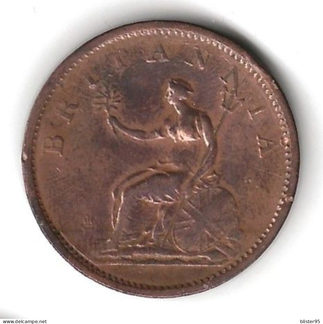 Angleterre 1 Penny GEORGE III 2eme Effigie 1807 - Andere & Zonder Classificatie