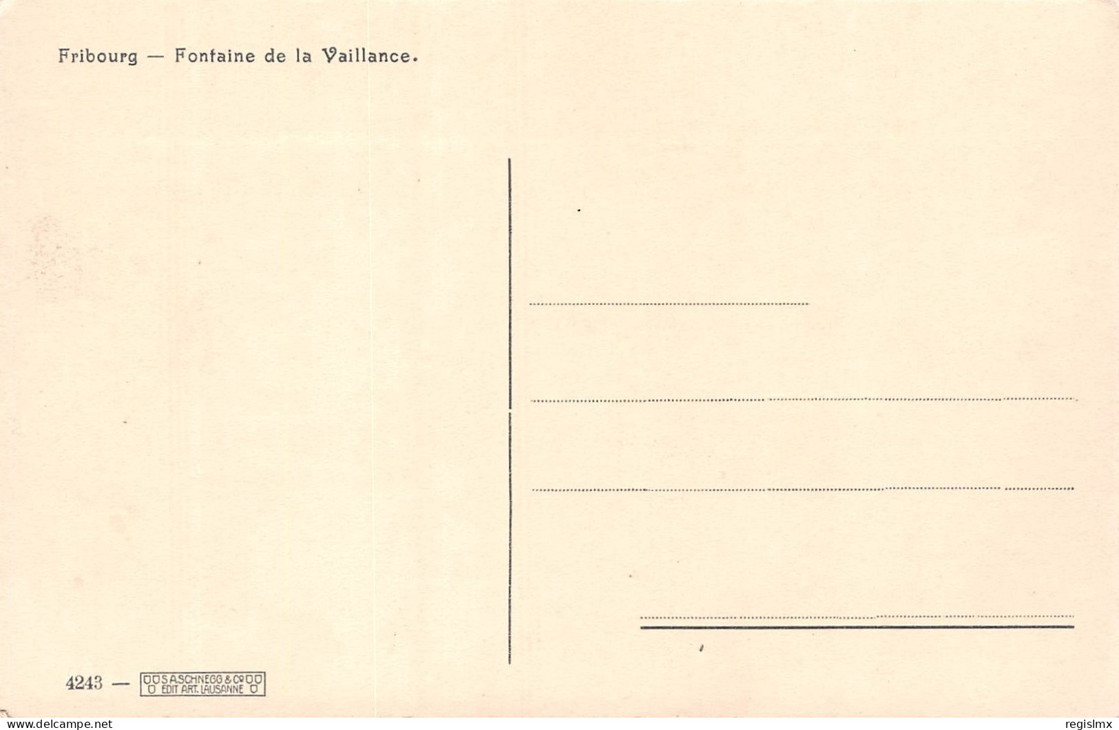 ET-SUISSE FRIBOURG-N°T2603-E/0107 - Fribourg