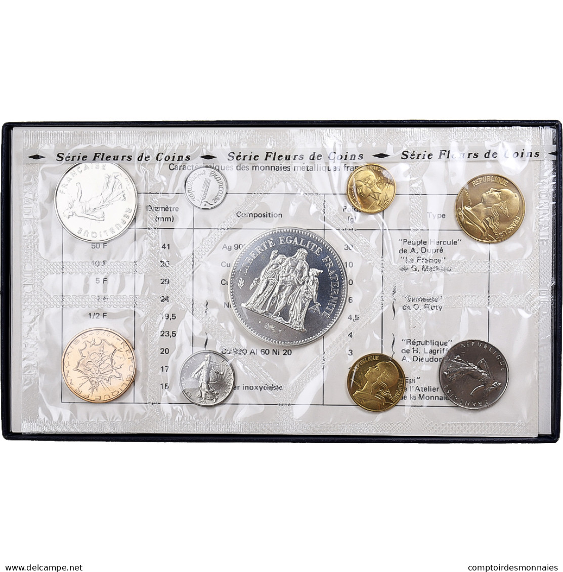 France, Coffret 1 C. à 50 Frs., 1974, MDP, Série FDC, FDC - Other & Unclassified