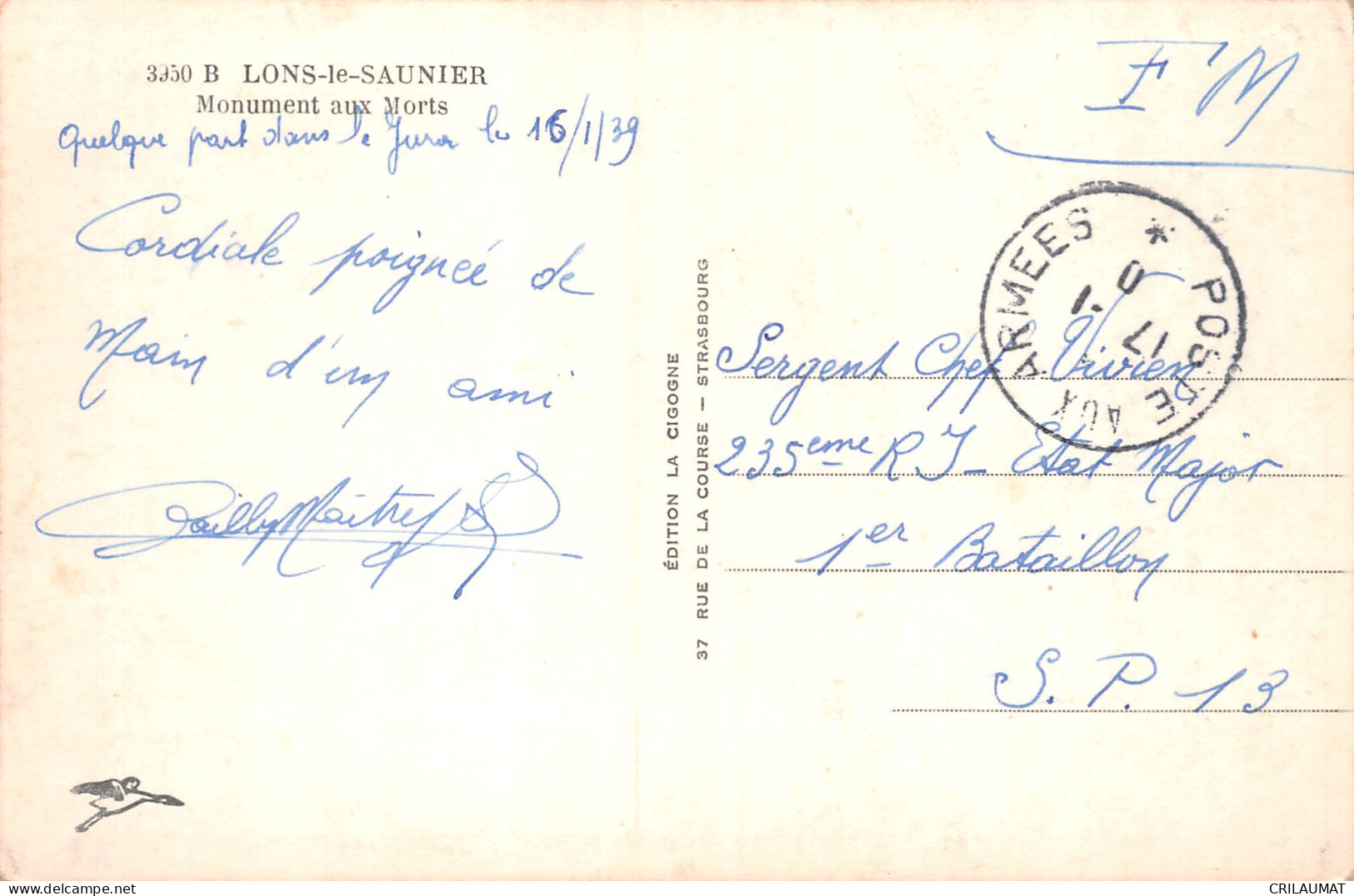 39-LONS LE SAUNIER-N°T2981-E/0307 - Lons Le Saunier