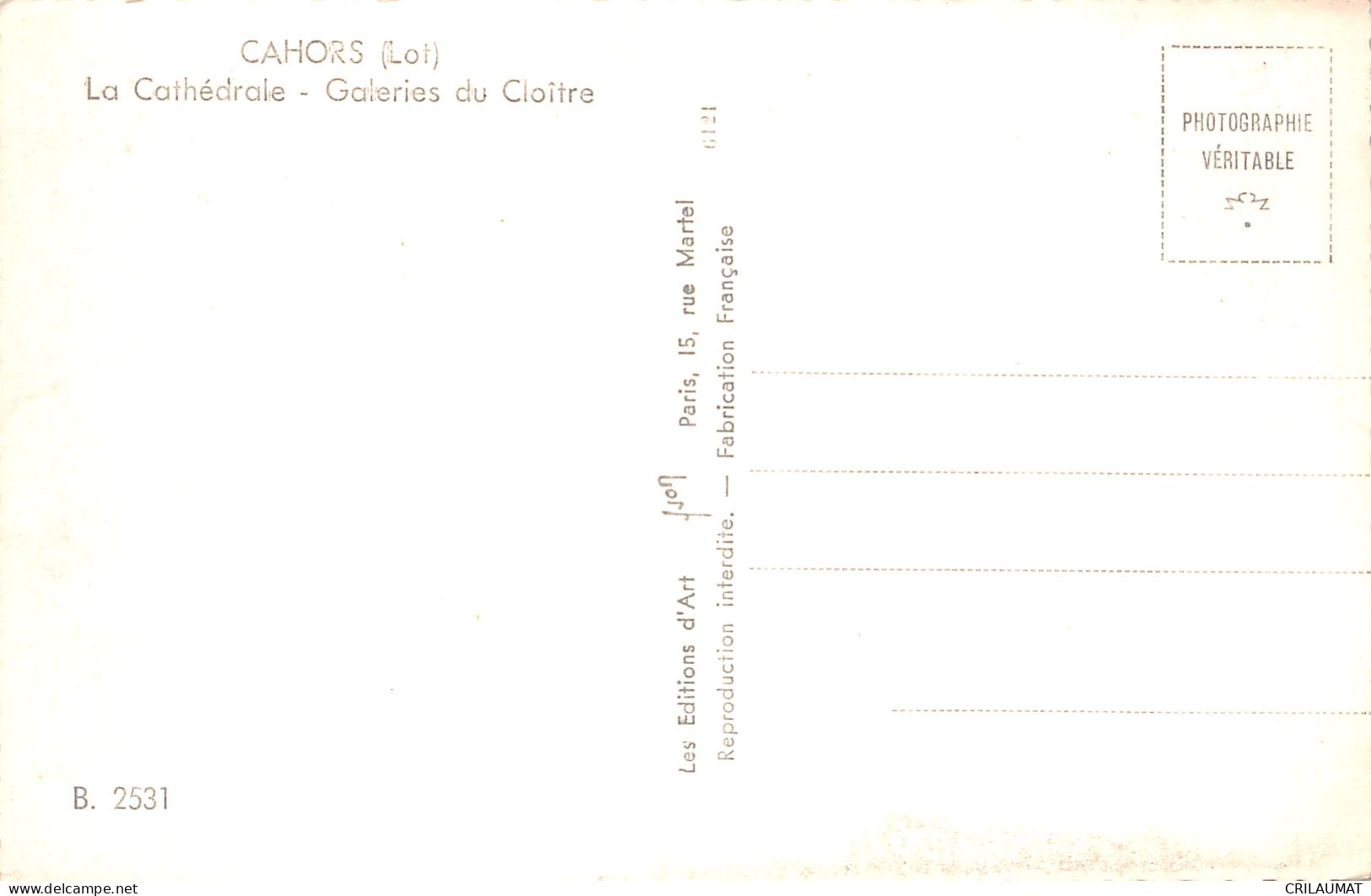 46-CAHORS-N°T2981-E/0045 - Cahors
