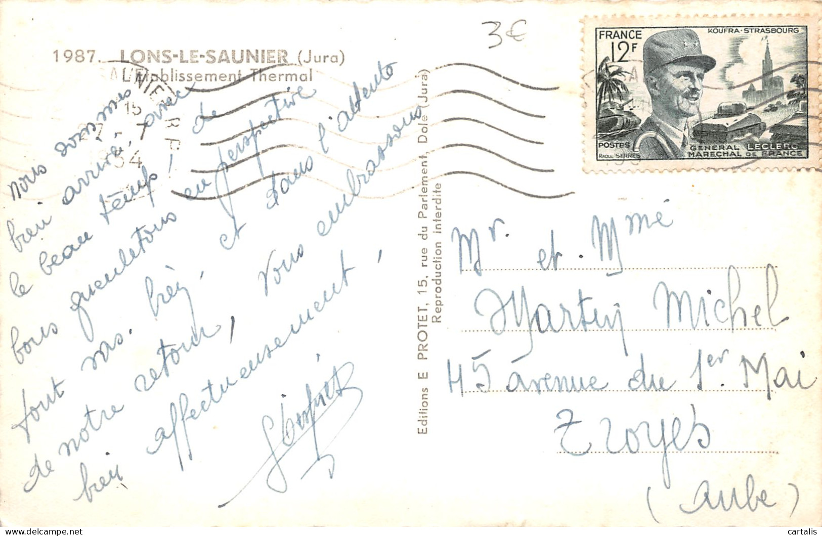 39-LONS LE SAUNIER-N°C-3636-E/0155 - Lons Le Saunier