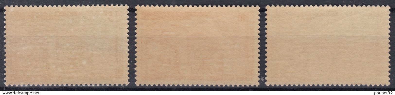 TIMBRE TAAF ANNEE GEOPHYSIQUE INTERNATIONALE N° 8/10 NEUFS ** GOMME SANS CHARNIERE - Unused Stamps