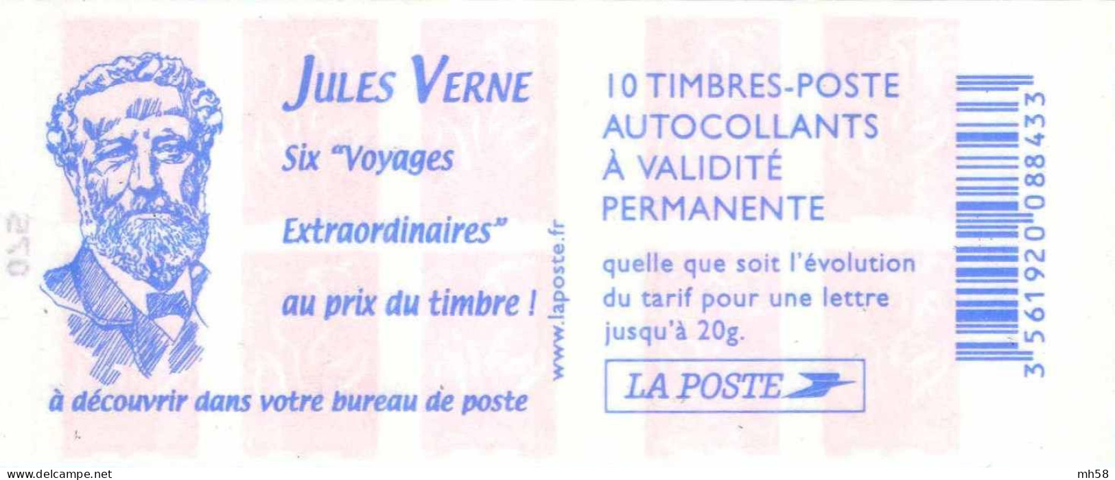 FRANCE - Carnet TVP Lamouche Rouge - YT 3744 C5 / Maury 552 - Modernes : 1959-...
