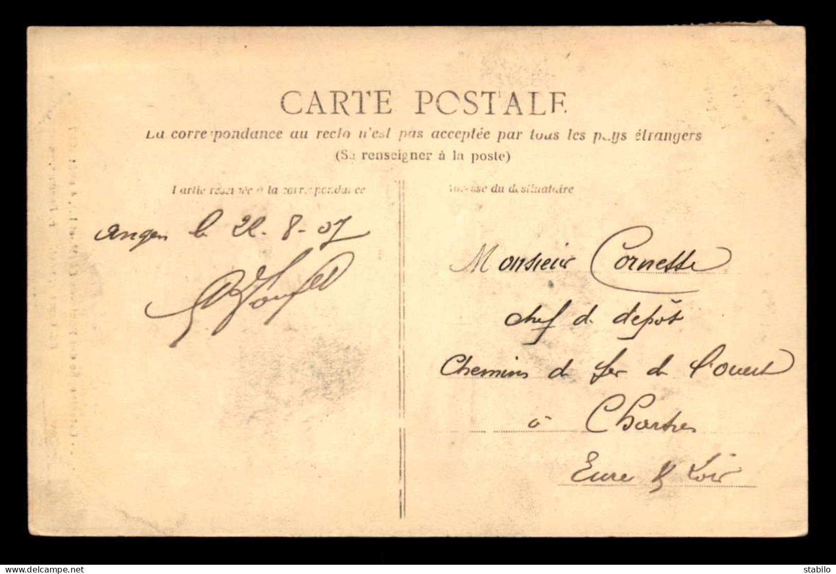 49 - LES PONTS-DE-CE - CATASTROPHE DE CHEMIN DE FER DU 4 AOUT 1907 - Les Ponts De Ce