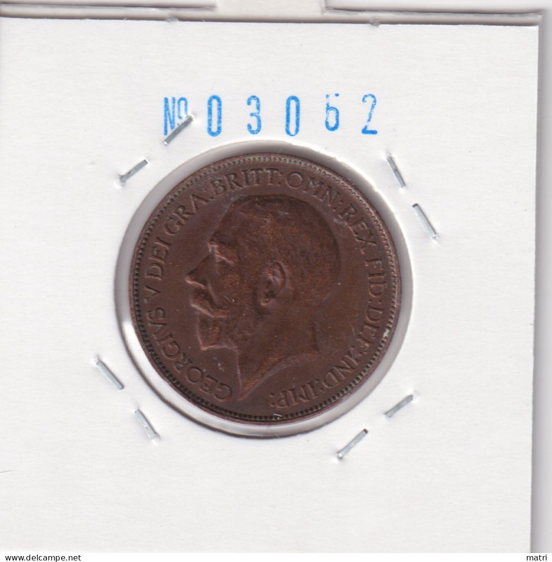 Great Britain 1/2 Penny 1924  Km#809 - C. 1/2 Penny