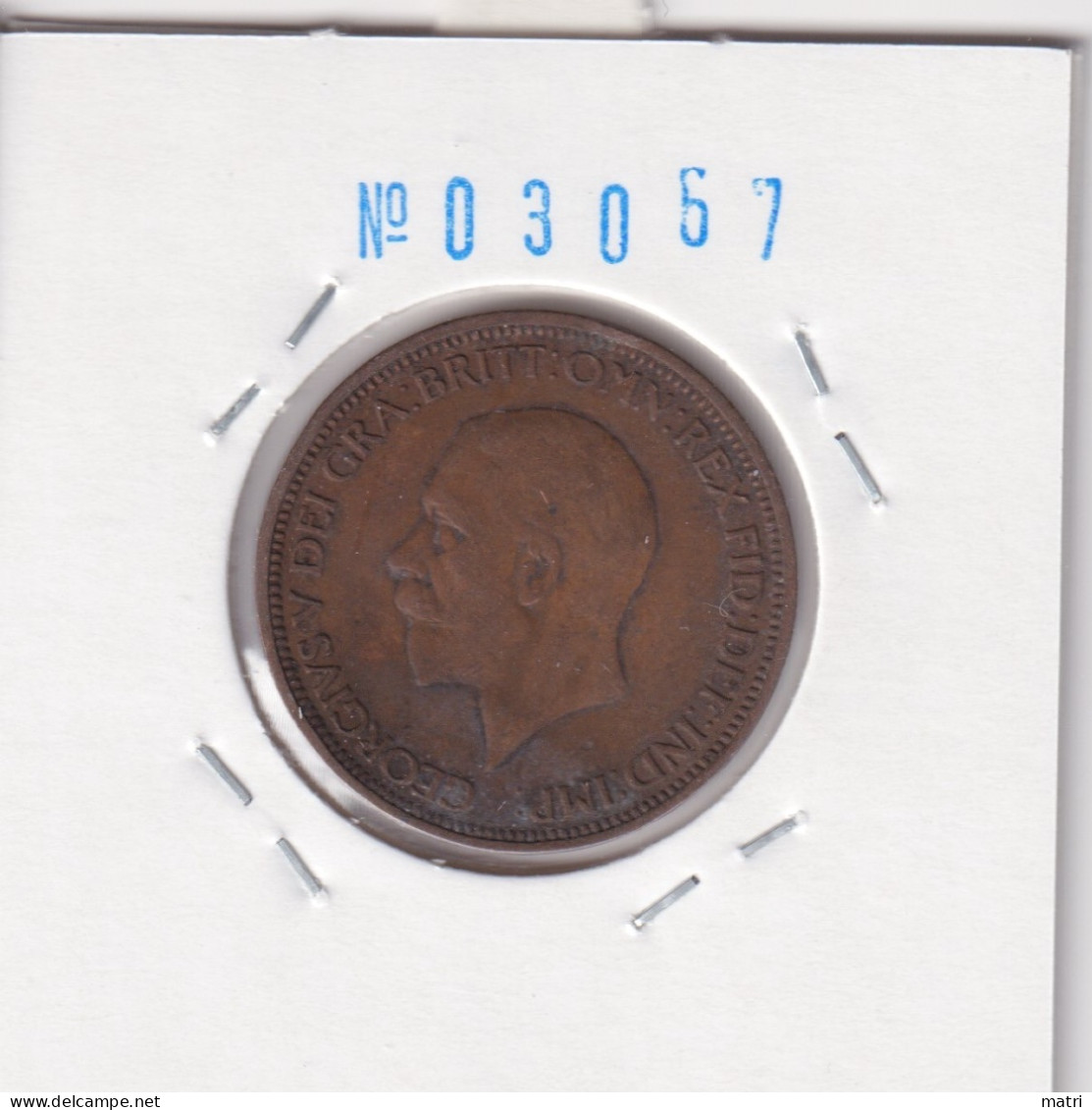 Great Britain 1/2 Penny 1936  Km#837 - C. 1/2 Penny