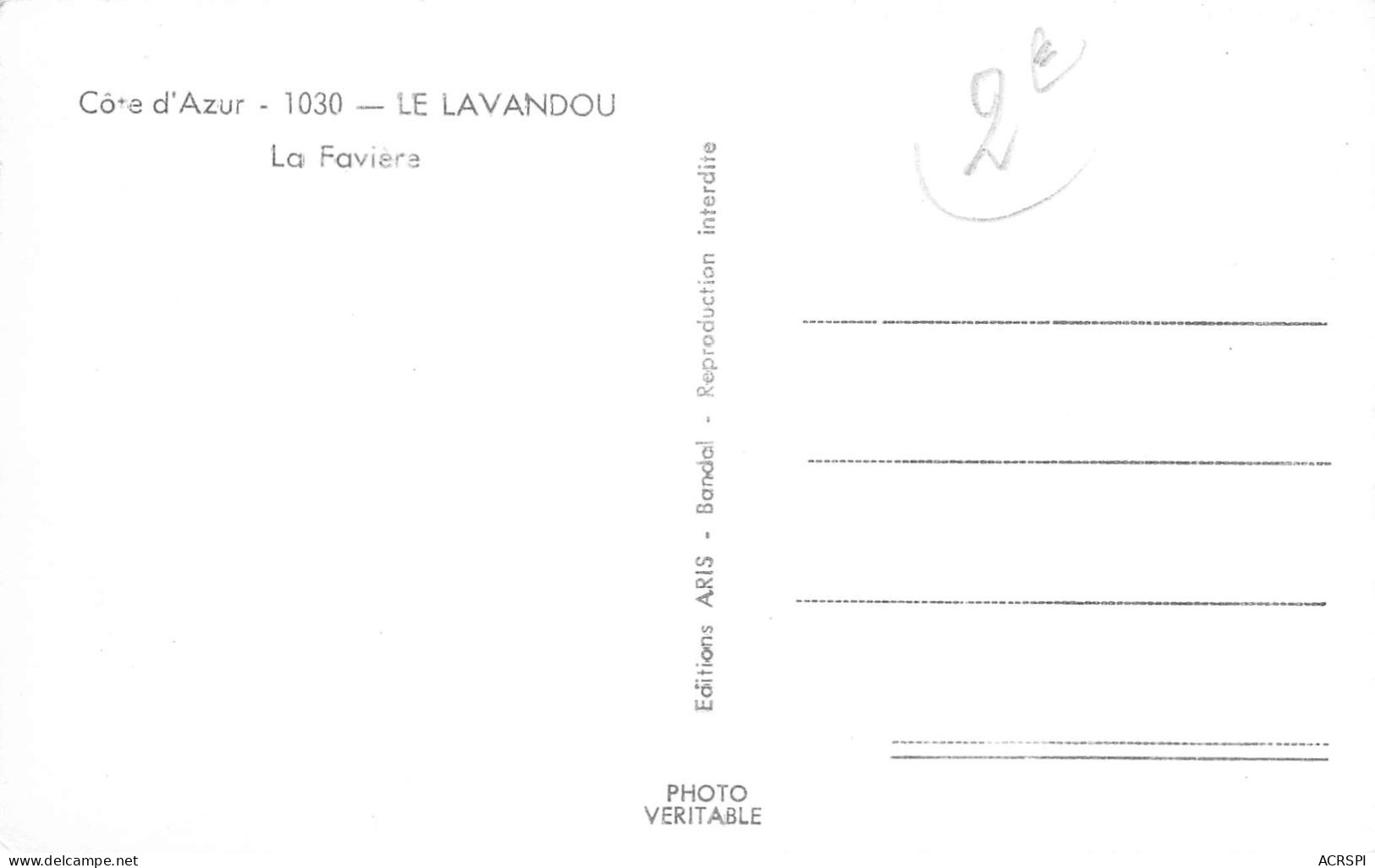 83 LE LAVANDOU La Favière 14 (scan Recto Verso)KEVREN0732 - Le Lavandou