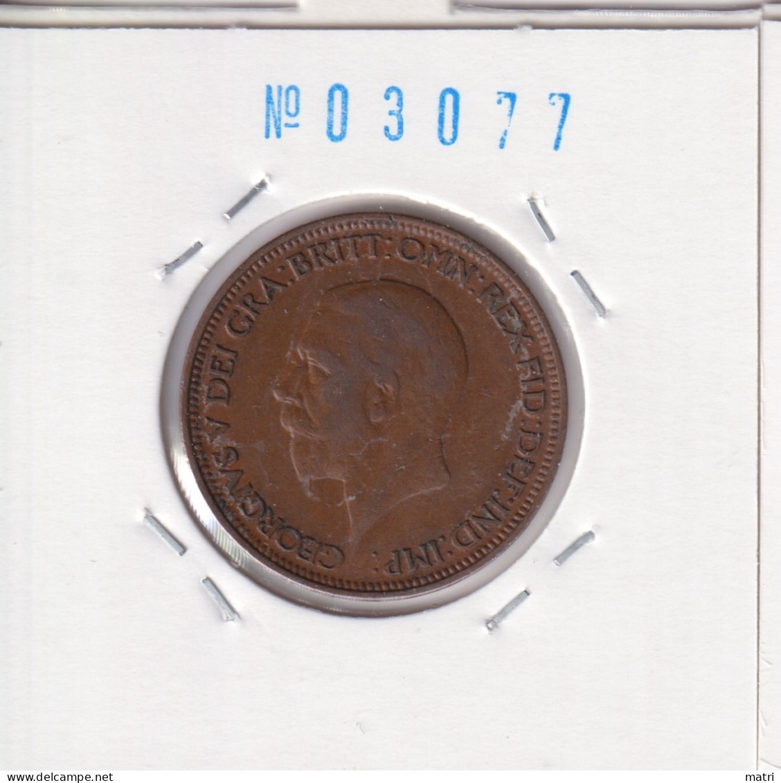 Great Britain 1/2 Penny 1929  Km#837 - C. 1/2 Penny