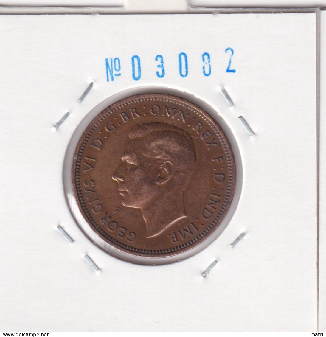 Great Britain 1/2 Penny 1938  Km#844 - C. 1/2 Penny