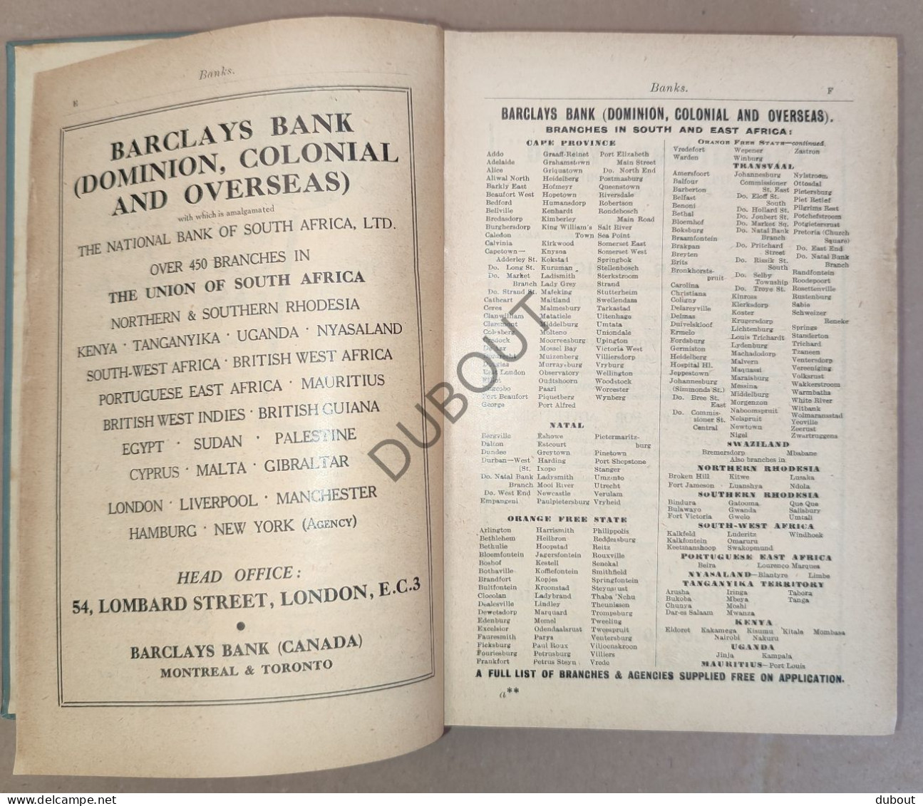 South And East African Year Book And Guide 1938 Met Talrijke Kaarten Achteraan  (W279) - Cultura