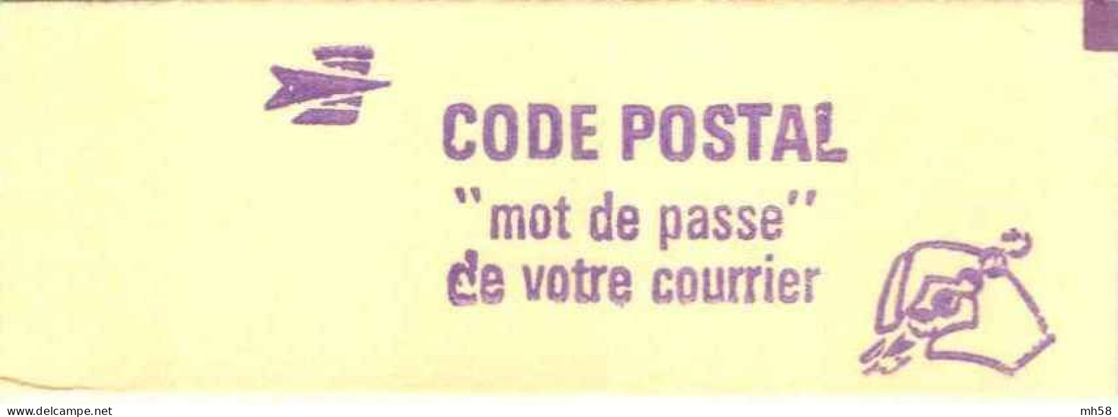 FRANCE - Carnet 1f00 Sabine Rouge Type I - YT 1972 C1 / Maury 405 I - Modern : 1959-...