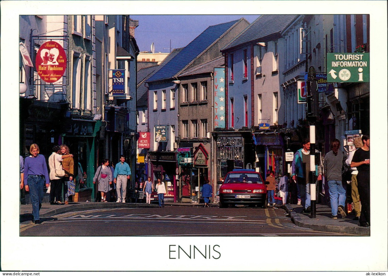 Postcard Ennis Straßen Ansicht Ortsansicht Town-View 2000 - Other & Unclassified