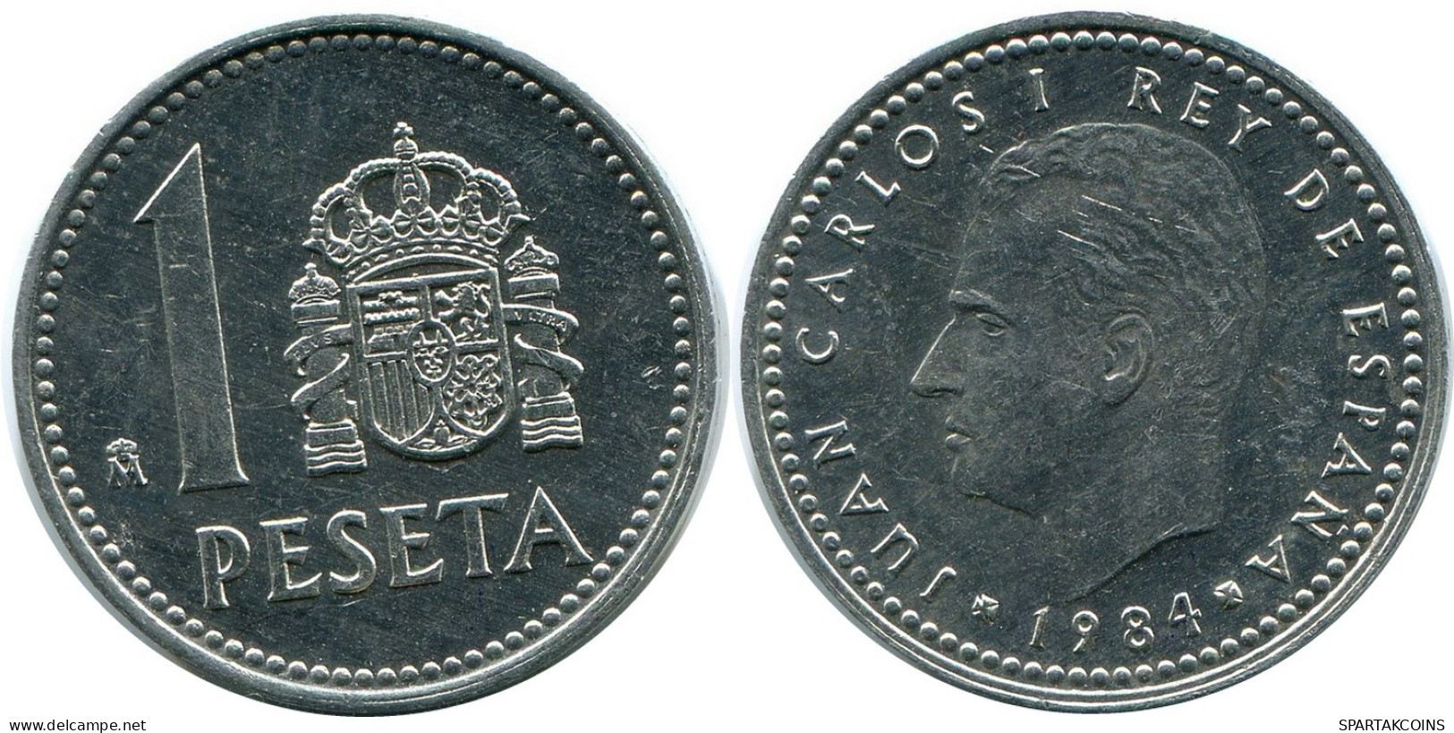 1 PESETA 1984 SPANIEN SPAIN Münze #AR167.D.A - 1 Peseta