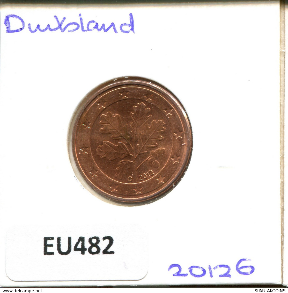5 EURO CENTS 2012 GERMANY Coin #EU482.U.A - Germania