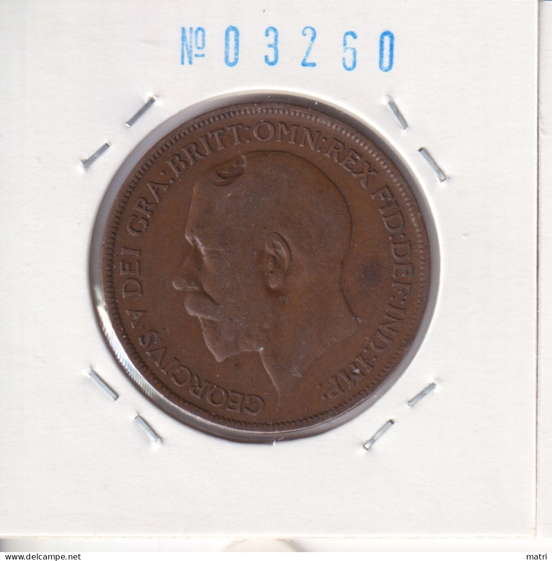 Great Britain 1 Penny 1922  Km#810 - D. 1 Penny