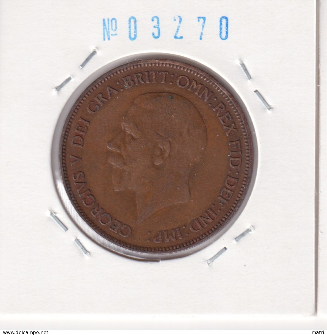 Great Britain 1 Penny 1929  Km#838 - D. 1 Penny