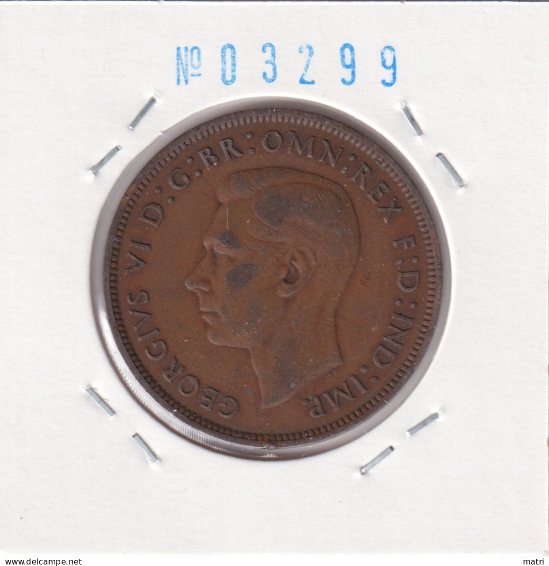 Great Britain 1 Penny 1946  Km#845 - D. 1 Penny
