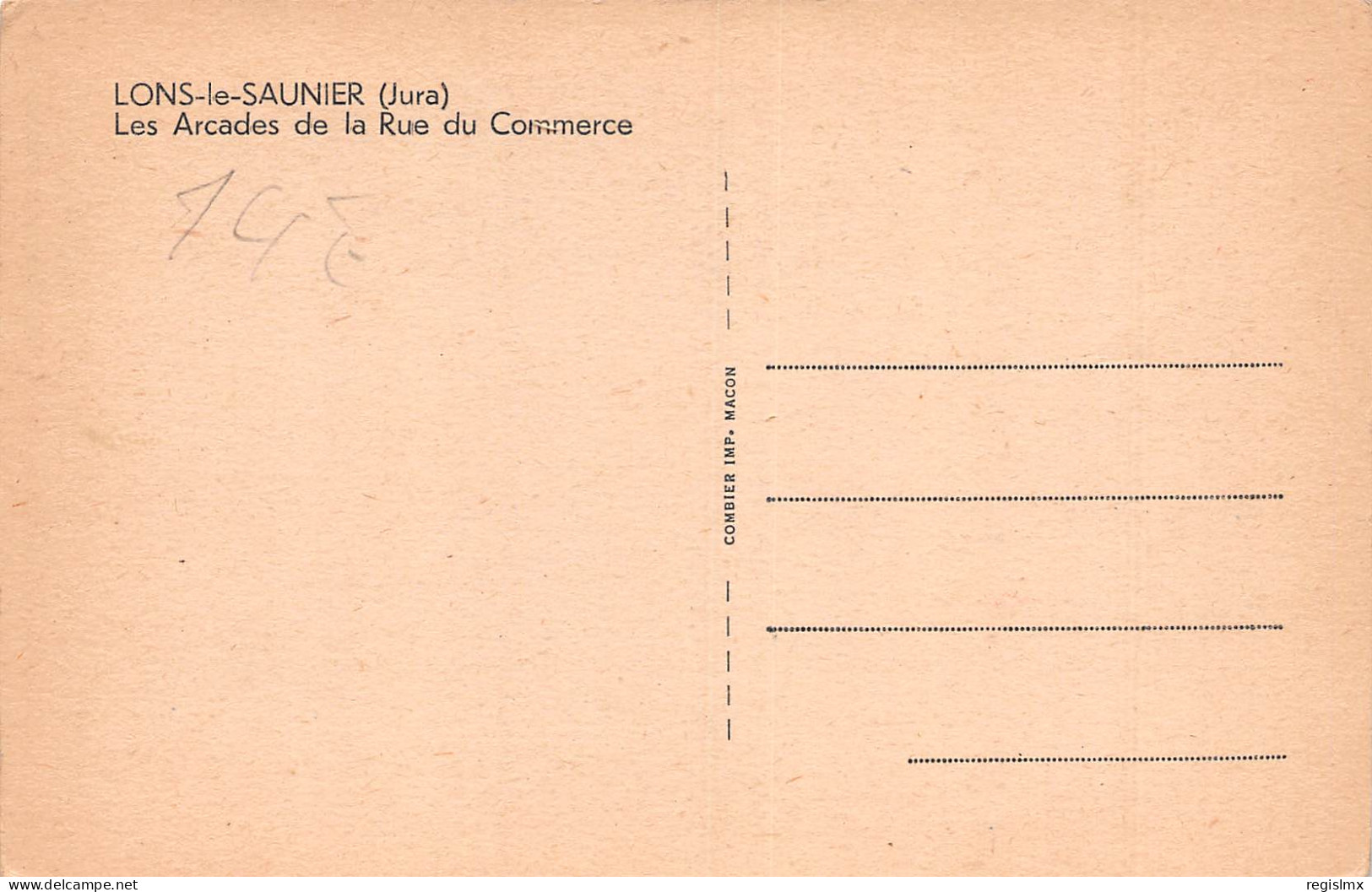 39-LONS LE SAUNIER-N°T2610-D/0153 - Lons Le Saunier