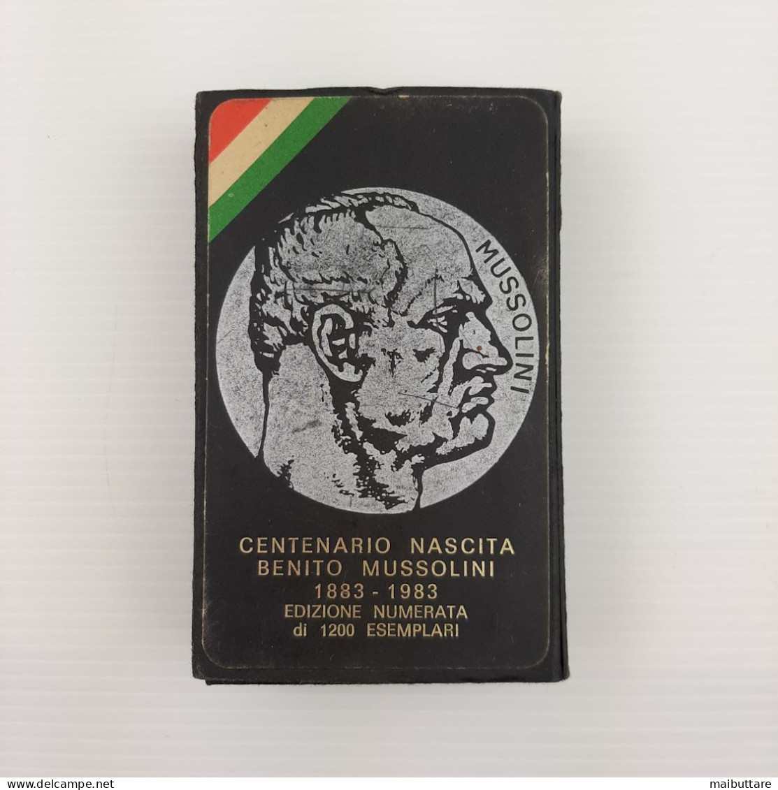 Carte Da Gioco Mussolini Centenario Della Nascita 1883-1983 Piquadro Original PLAYING CARDS Edizione Numerata 638 Di 120 - Kartenspiele (traditionell)