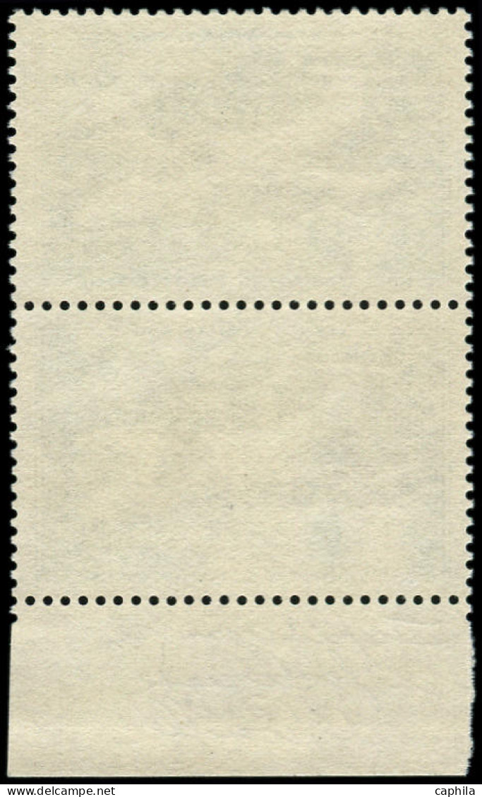 FRANCE Poste Aérienne ** - 39, En Paire, 1 Ex. Impression Incomplète: 3f. MS 760 Paris (Spink) - Cote: 165 - 1960-.... Neufs