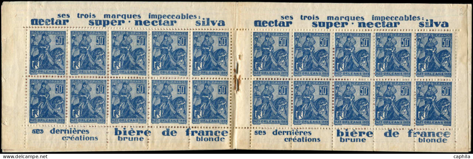 FRANCE Carnets ** - 257-C2, Série Nancy, Carnet De 20, Gomme Glacée: Champigneulles - Cote: 250 - Other & Unclassified