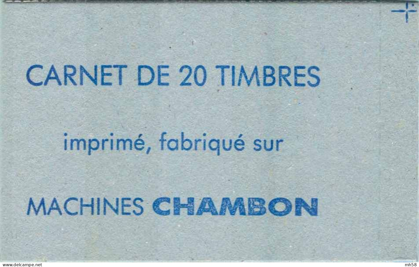 FRANCE - Carnet Essai Chambon - Beauté De Palmyre Polychrome - YT BP 1a / ACCP ES 146 - Essais, Non-émis & Vignettes Expérimentales