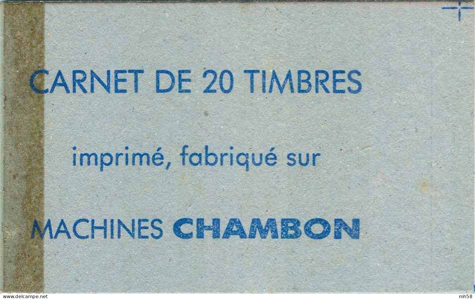 FRANCE - Carnet Essai Chambon - Beauté De Palmyre Polychrome - YT BP 1a / ACCP ES 146A - Probedrucke, Nicht Ausgegeben, Experimentelle Vignetten