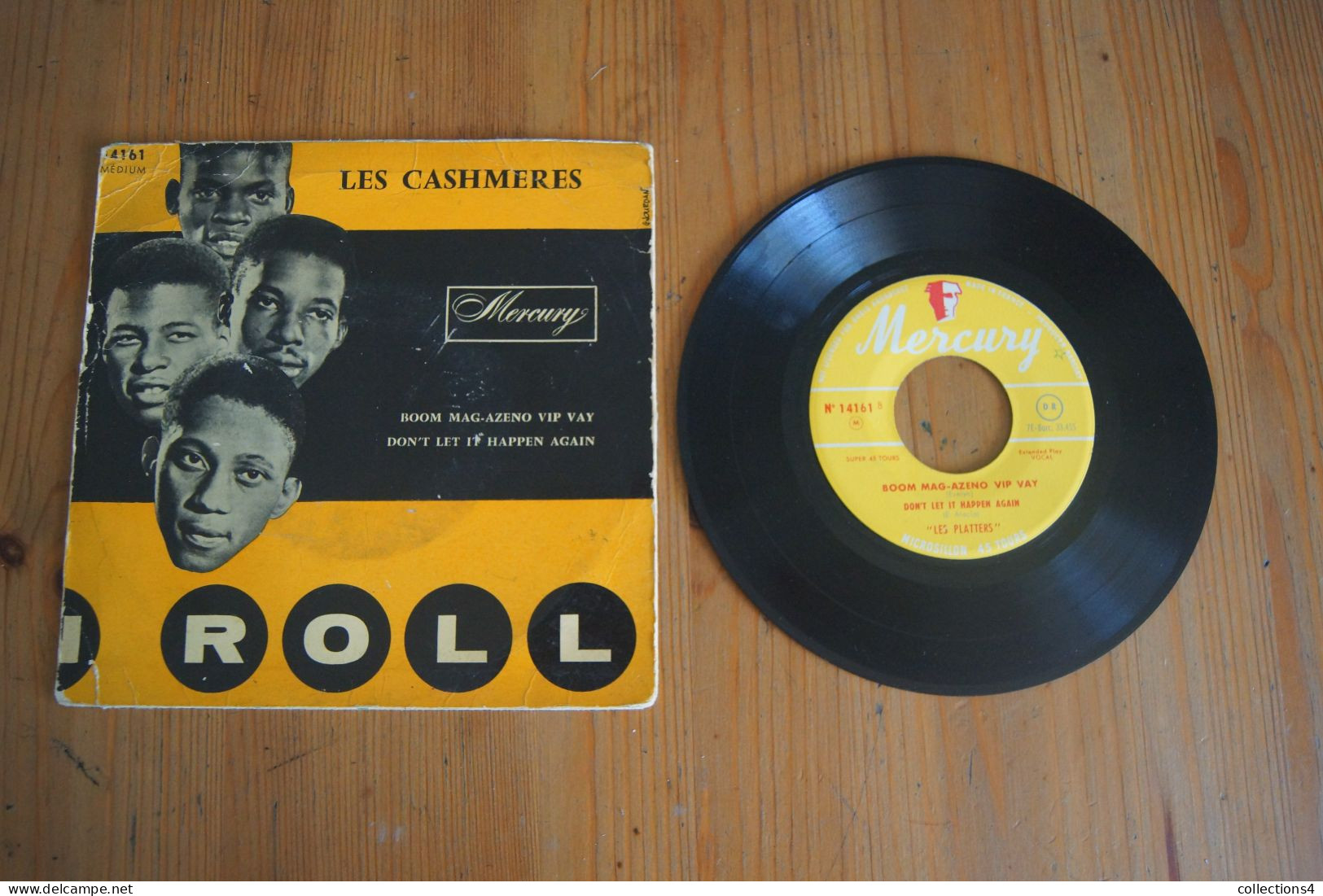 THE PLATTERS YOU LL NEVER NEVER KNOW EP 1957 + THE CASHMERES DOO WOP - 45 T - Maxi-Single