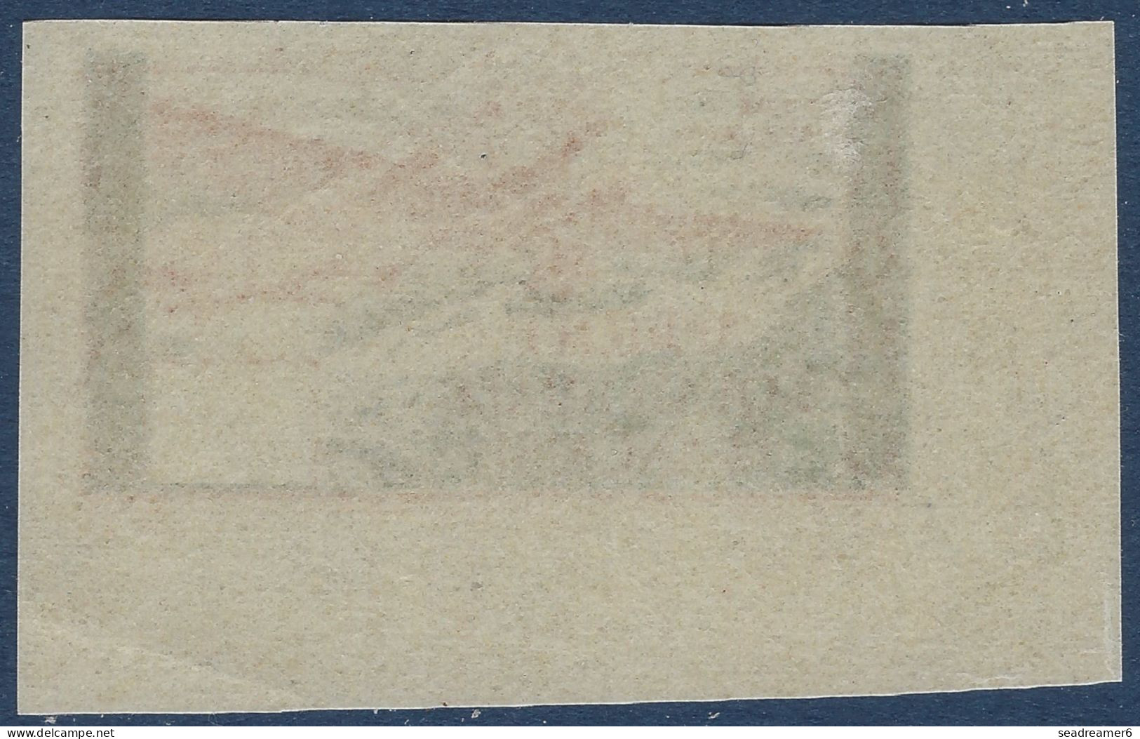 AFRIQUE EQUATORIALE FRANCAISE Poste Aérienne Type B " Le Stanley Pool " 1943 Essai NON Dentelé Sans Valeur * TTB - Unused Stamps