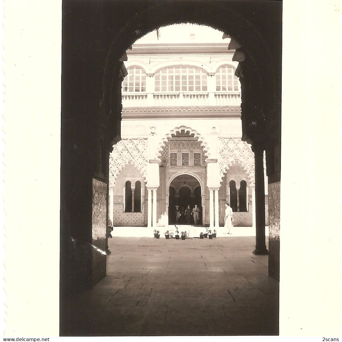Espagne - SÉVILLE - SEVILLA - Lot De 4 Photographies 8,2 X 10,9 Cm Datées Août 1950 - ALHAMBRA - CATHÉDRALE - (photo) - Sevilla