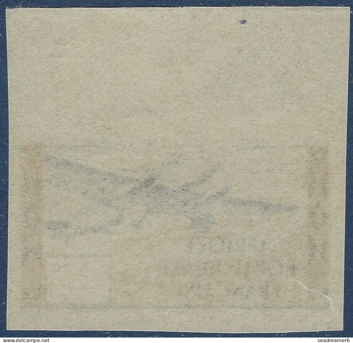 AFRIQUE EQUATORIALE FRANCAISE Poste Aérienne Type B " Le Stanley Pool " 1943 Essai NON Dentelé Sans Valeur ** TTB - Unused Stamps