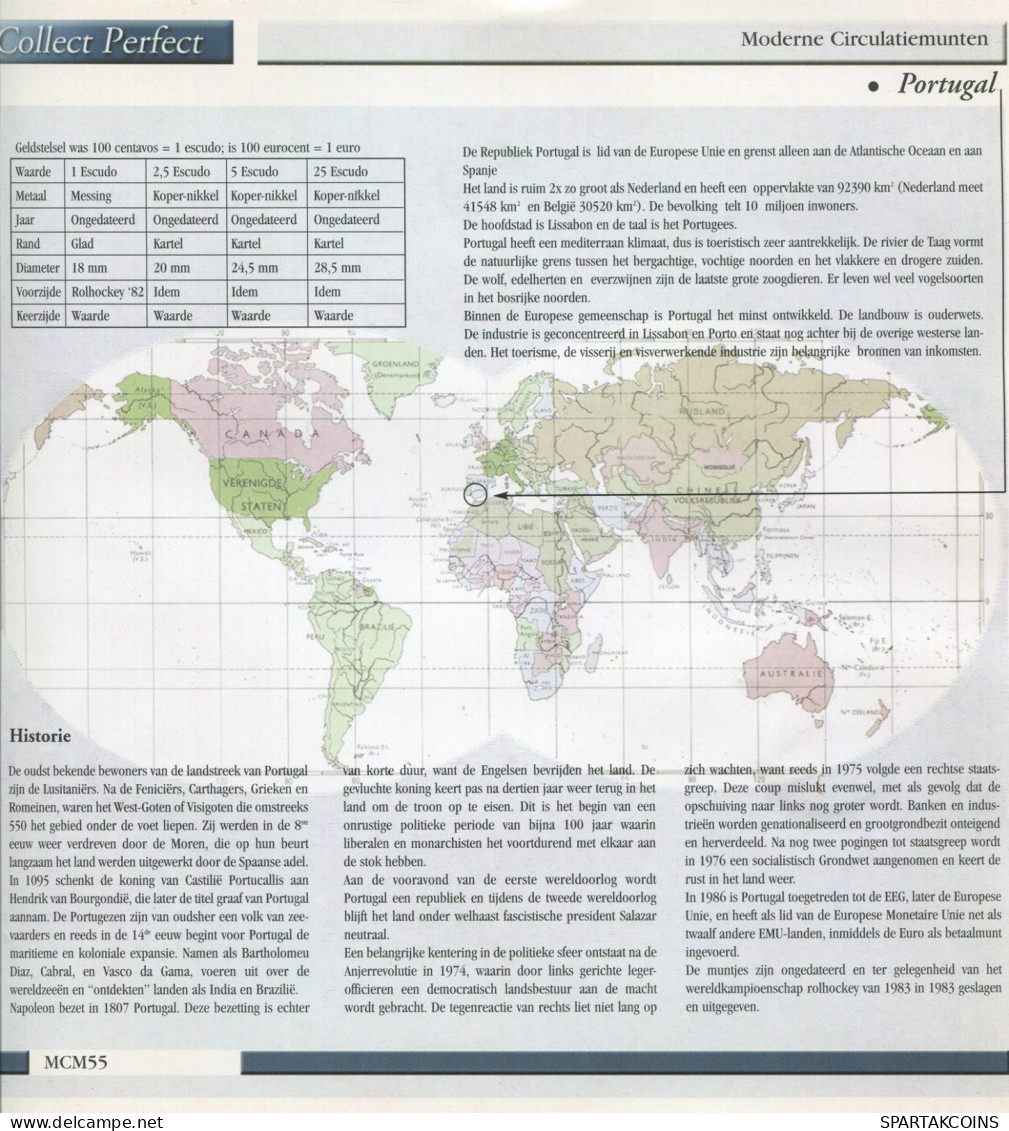 PORTUGAL ROLHOCKEY 82 Münze SET 1. 2/5. 5. 25 ESCUDO UNC #SET1172.5.D.A - Portugal