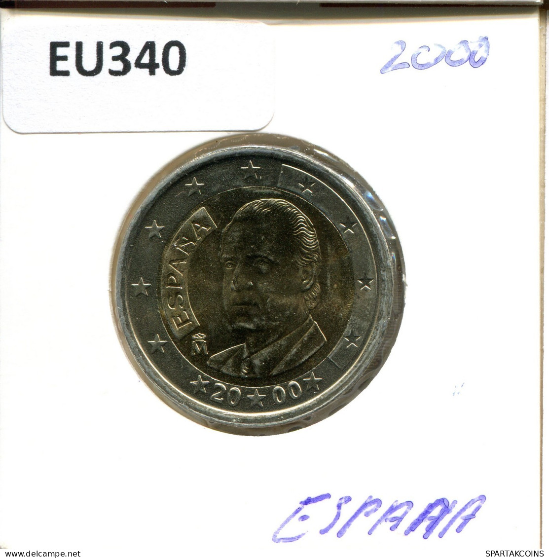 2 EURO 2000 SPAIN Coin #EU340.U.A - Spain