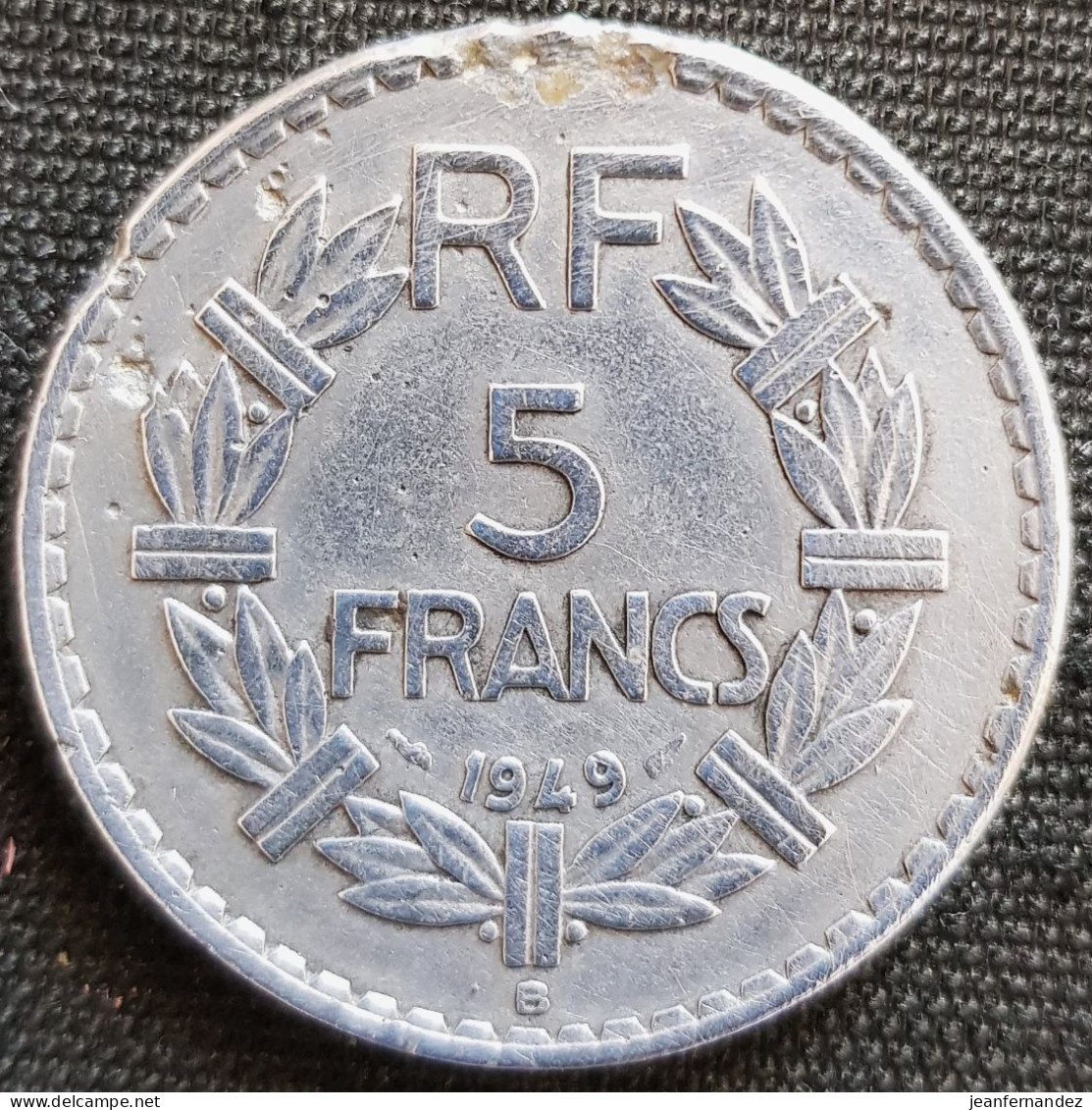 F.339/19 -5 Francs LAVRILLIER, ALUMINIUM 1949 B - 5 Francs
