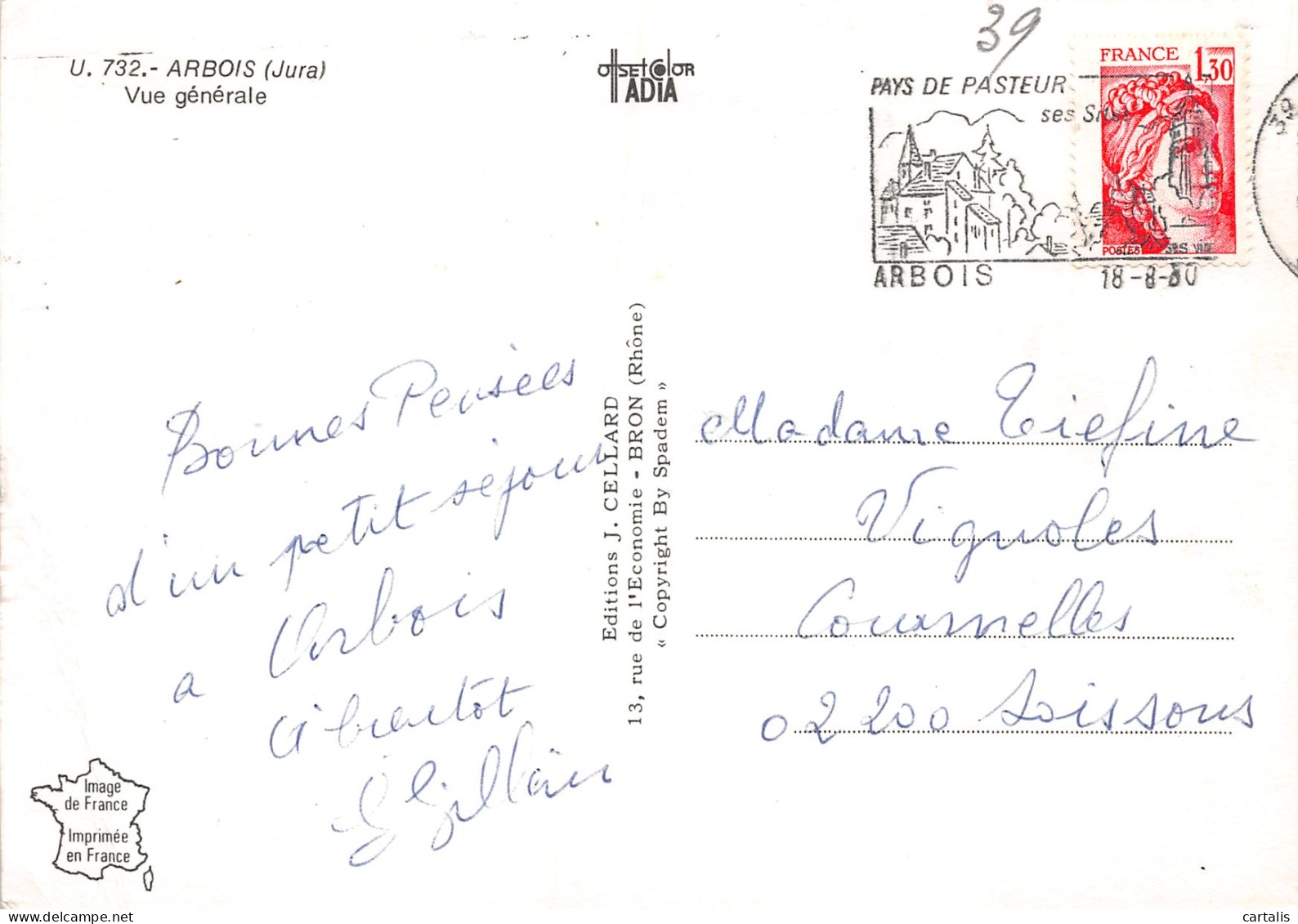 39-ARBOIS-N°C-3649-A/0263 - Arbois