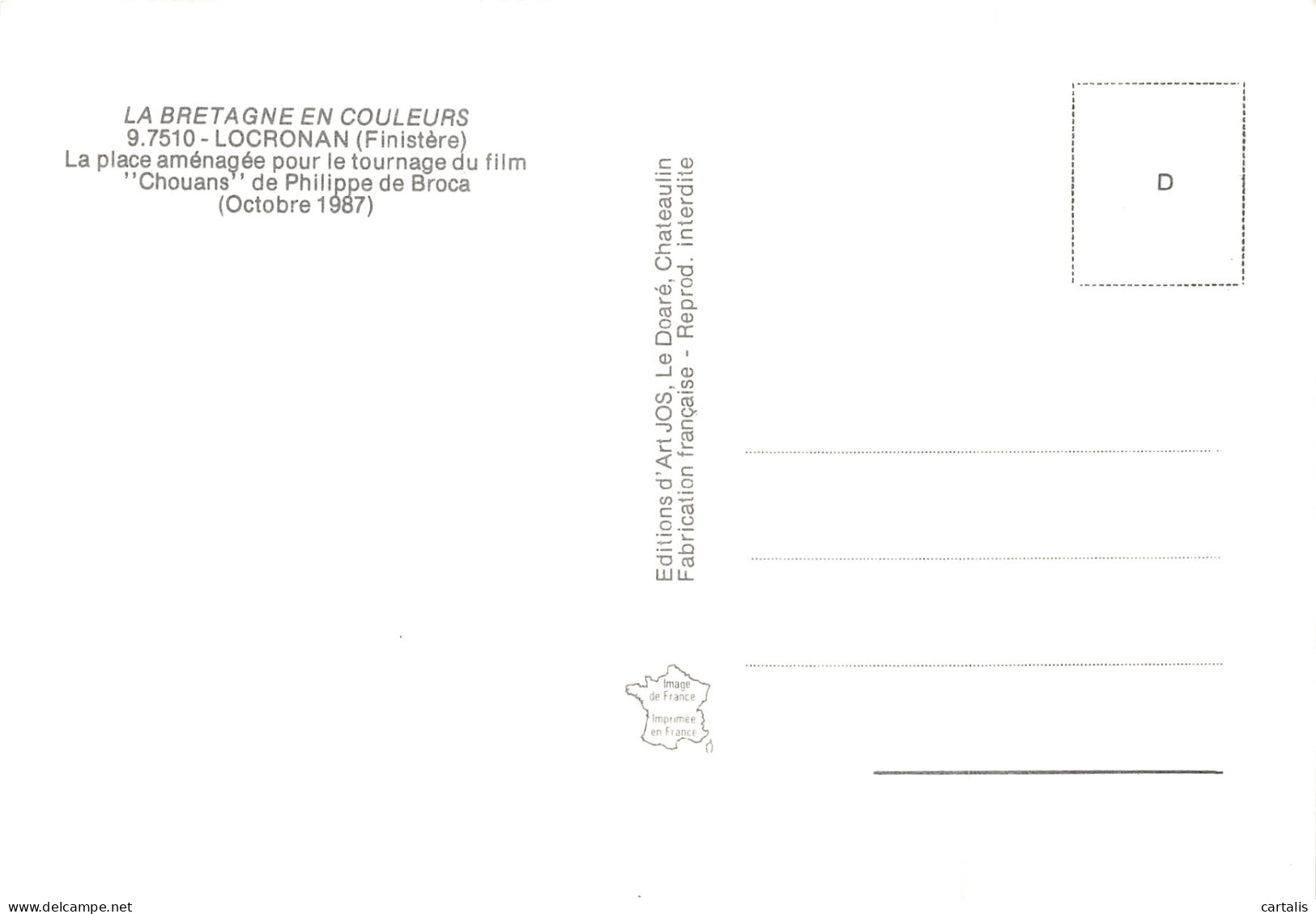 29-LOCRONAN-N°C-3653-D/0101 - Locronan