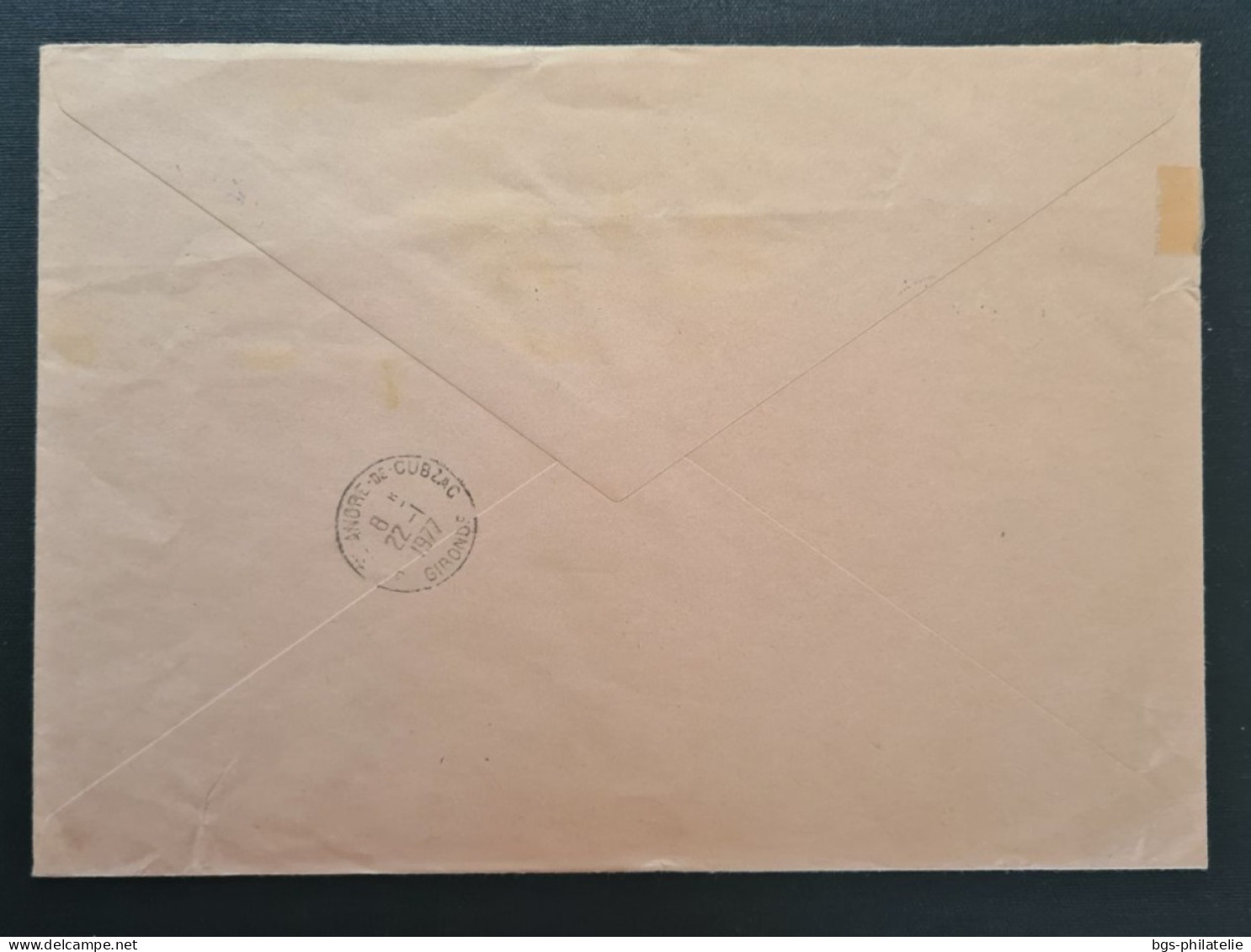 TAAF,  Timbres Numéros 55, 58, 60 Et PA 45 ( Cote 36,1€) Oblitérés De Kerguelen Le 1/1/1977. - Lettres & Documents