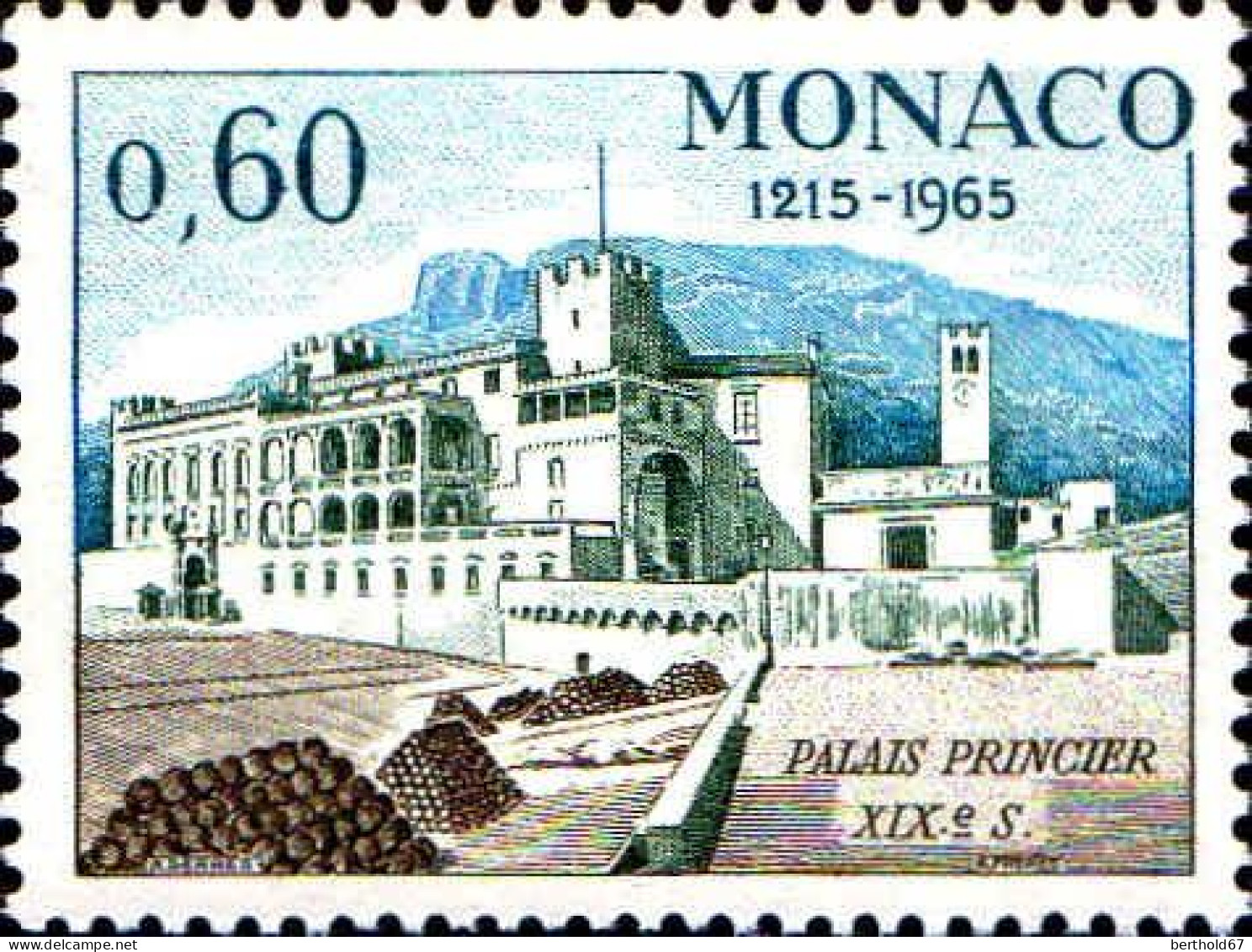 Monaco Poste N** Yv: 677/682 750.Anniversaire Du Palais Princier - Nuovi