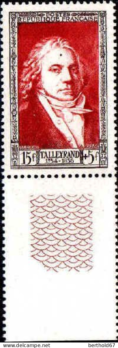 France Poste N** Yv: 891/896 Célébrités Du 19.Siècle De Musset à Napoléon Ier Bord De Feuille - Unused Stamps