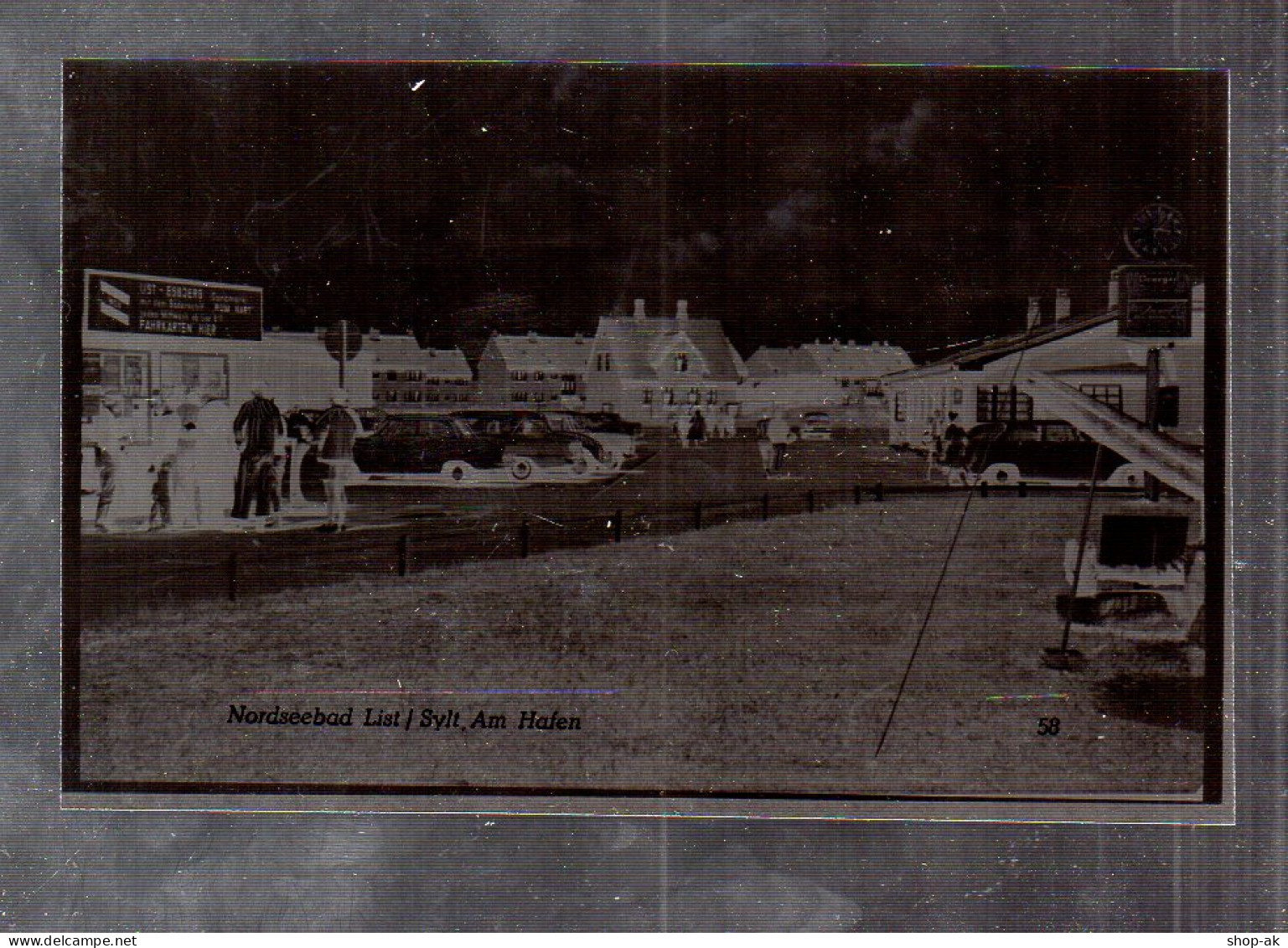 Neg2103/ List Sylt  Hafen Altes Negativ 60er Jahre - Sylt